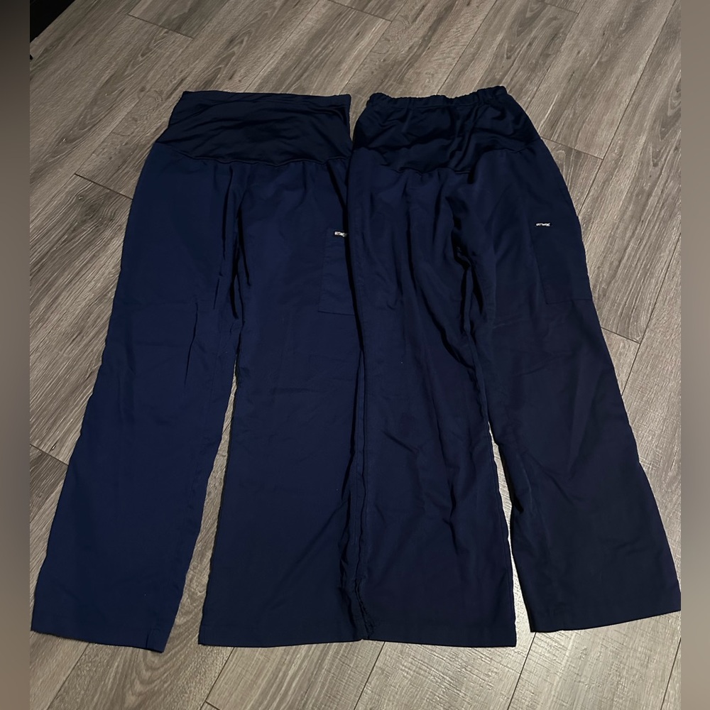 Grey’s Anatomy Maternity Scrub Pants bundle. Navy. Size Small